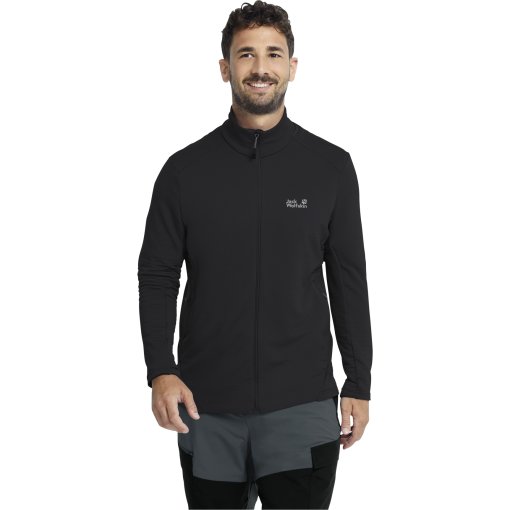 Produktbild von Jack Wolfskin Litestride Full Zip Jacke Herren - black