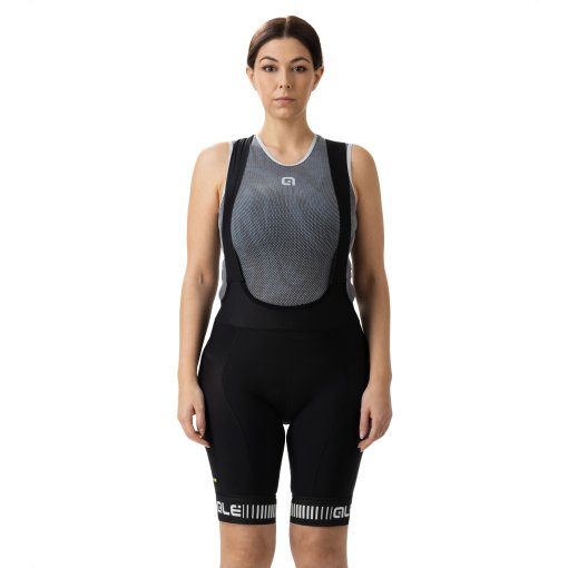 Foto de Alé Culotte Corto con Tirantes Mujer - PR.R Strada - negro/blanco