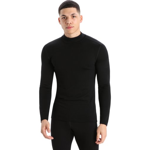 Foto de Icebreaker Camiseta de Manga Larga Hombre - 260 Tech Turtleneck - Negro
