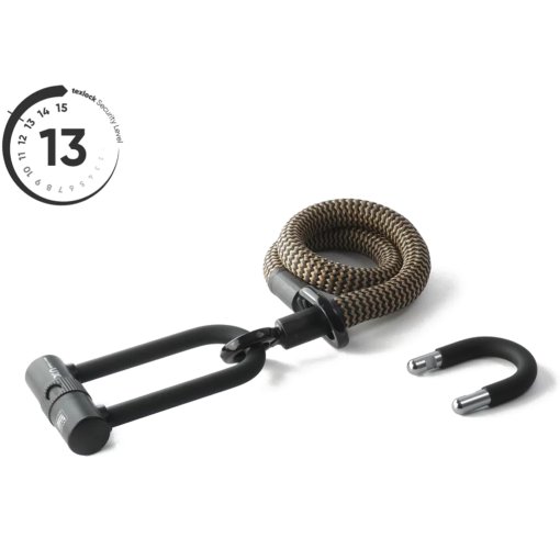Produktbild von tex–lock eyelet inkl. U/X-lock Bügelschloss - 100cm - wild hemp