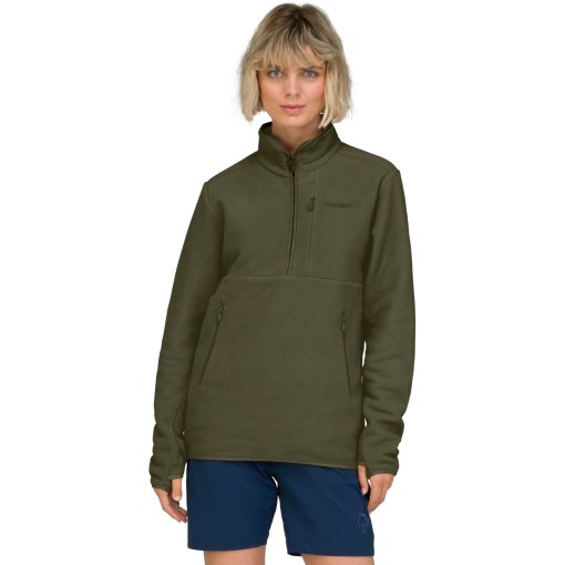 Foto de Norrona Jersey Unisex - femund warm2 Half-Zip - Olive Night