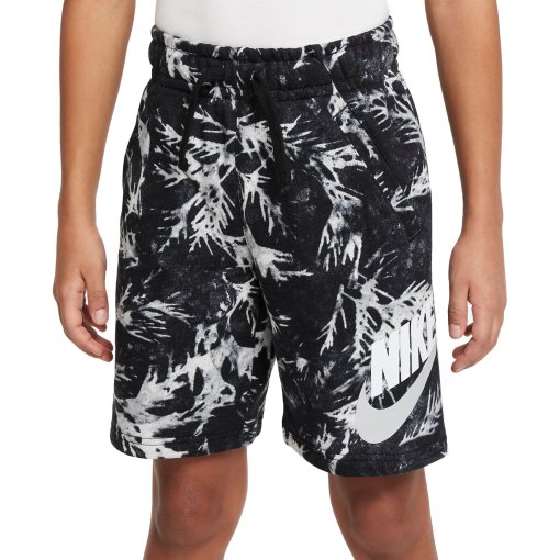 Foto de Nike Pantalones Cortos Niños - Sportswear Printed French Terry - negro DO6493-010