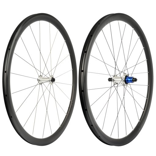 Photo produit de Tune TSR 35 Paire de roues - 28&quot; | Mig / Mag | Standard Bearings | Clincher | QR 100 / 130 - XDR - argent - Offre spéciale