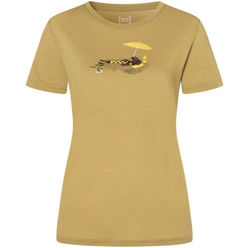 Photo produit de SUPER.NATURAL Hot Dog T-shirt pour femmes - Sahara/Various