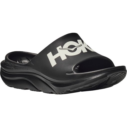 Foto de Hoka Zapatillas Unisex - Ora Athletic Slide - negro / blanco