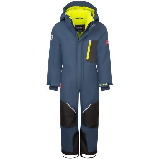 Foto de Trollkids Mono de Esquí Niño - Isfjord XT - Mystic Blue/Negro/Glow Green