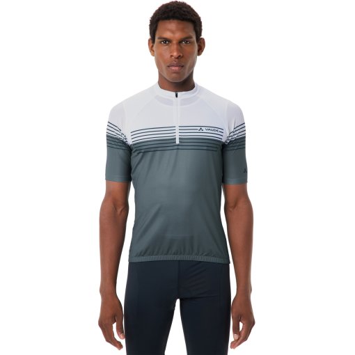 Photo produit de Vaude Maillot Manches Courtes Homme - Posta Half-Zip II - heron/white