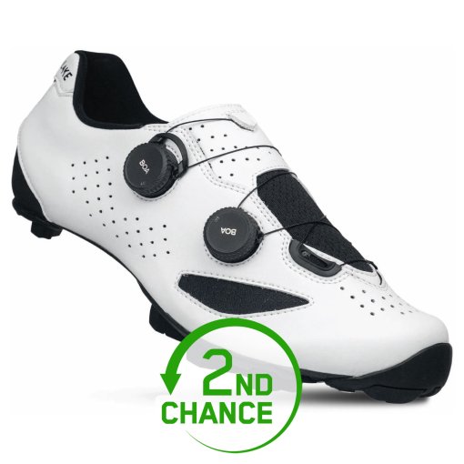 Produktbild von Lake MX239 Gravel Schuhe Herren - clarino white/black - B-Ware