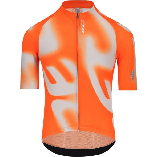 Photo produit de Q36.5 Gregarius Pro Big Logo Maillot manches courtes pour hommes - poppy orange