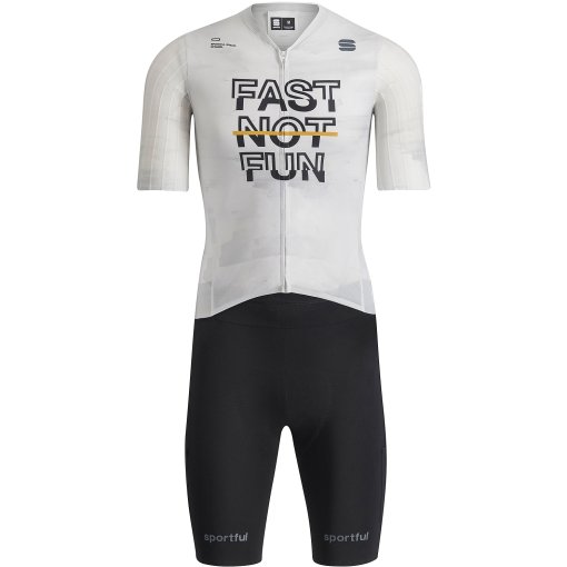 Foto de Sportful Mono Ciclismo Hombre - Fast Not Fun G-Suit - 101 blanco/negro