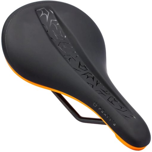 Picture of Peaty&#039;s Monarch Ti-MX Saddle - Mango Orange