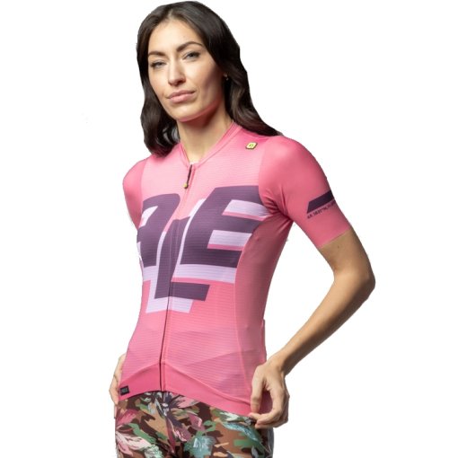 Foto de Alé Maillot de Manga Corta Mujer - PR-E Sauvage - rosa