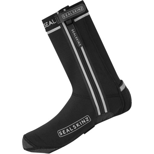 Foto de SealSkinz Cubrezapatillas Bicicleta con Suela Abierta - Barsham All Weather LED - Negro