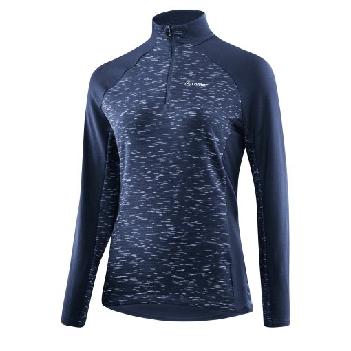 Foto de Löffler Camiseta de Manga Larga Midlayer Mujer - Starlit Transtex® - azul oscuro 495