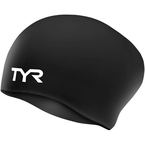 Foto de TYR Gorro Natación Silicona - Long Hair Wrinkle-Free - negro