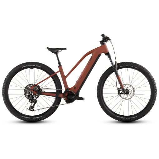 Foto de CUBE Bicicleta Eléctrica de Montaña - REACTION HYBRID Race 800 - Trapeze - 2026 - 27.5&quot; - amber / black
