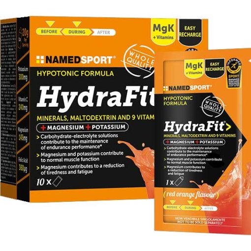 Picture of NAMEDSPORT HydraFit - Carbohydrate Beverage Powder - 10x20g