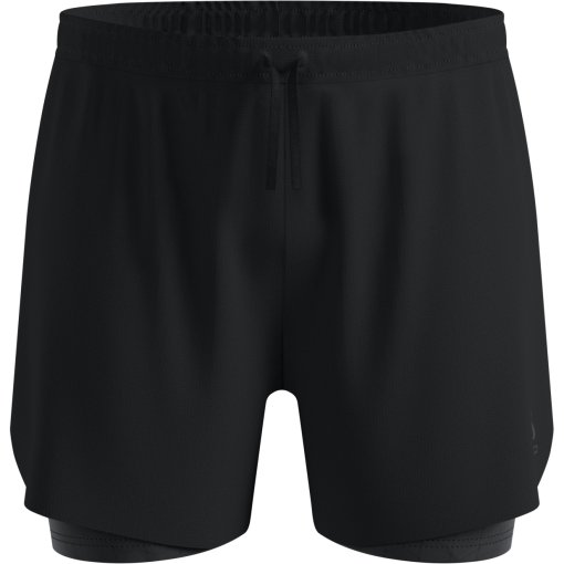 Produktbild von Odlo Zeroweight 5 Inch 2-in-1 Hyper Print Laufshorts 2.0 Herren - black