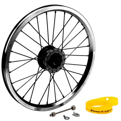 Immagine prodotto da Brompton 16&quot; Ruota Anteriore con Dinamo al Mozzo - nero