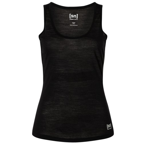 Foto de SUPER.NATURAL Camiseta Interior sin Mangas Mujer - Sierra140 - Jet Black