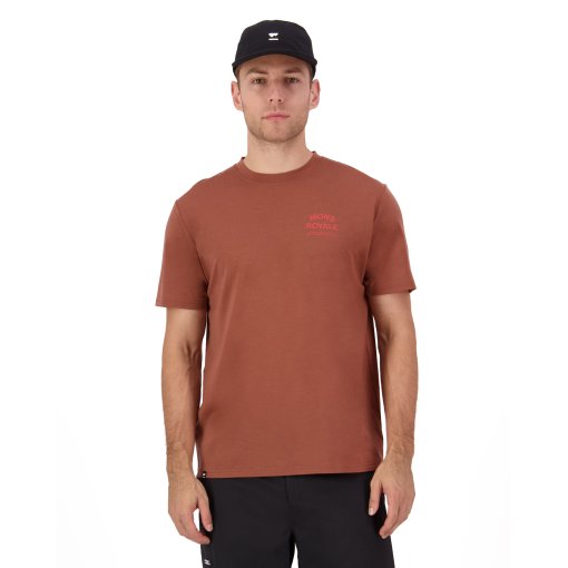 Photo produit de Mons Royale Icon Merino T-shirt pour hommes - cinnamon