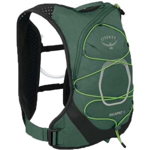 Productfoto van Osprey Escapist Velocity 3 Rugzak + 1.5L Drinksysteem - S/M - Tundra Green/Botanica