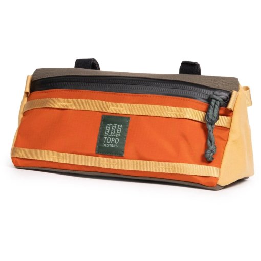 Produktbild von Topo Designs Bike Bag Lenkertasche - 3L - Woodland/Terracotta