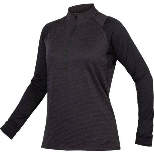 Foto de Endura Maillot de Manga Larga Mujer - SingleTrack Fleece - black