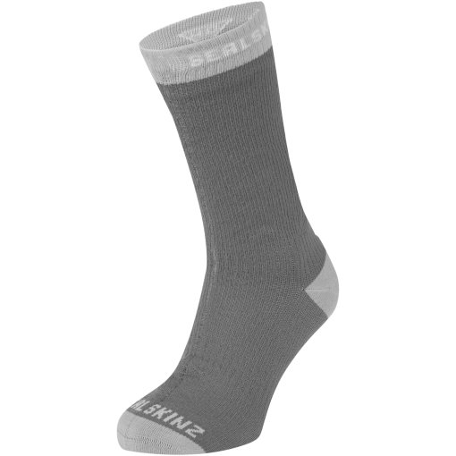 Foto de SealSkinz Calcetines Medianos Impermeables - Wiveton Warm Weather - Gris