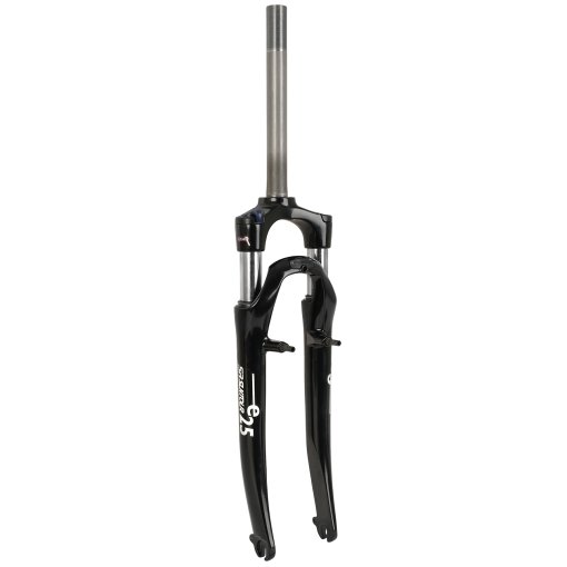 Foto de SR Suntour SF14 CR85 E25 P LO 28&quot; Horquilla de Suspensión - 63mm - 1-1/8 pulgadas - 9x100mm QR - negro - horquilla roscada