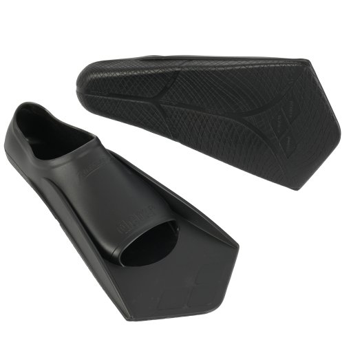 Foto de arena Aletas Natación - Powerfin - Negro/Plata