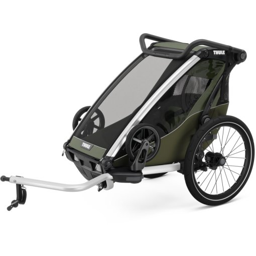 Image of Thule Chariot Lite Single - Bike Trailer for 1 Kid - vintage green