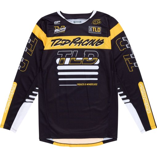 Foto de Troy Lee Designs Maillot de Manga Larga Hombre - GP Pro - Fifty-50 Black/Gold
