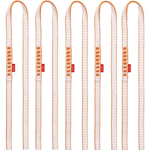 Photo produit de Ocún Sangle - O-Sling Bio-Dyn 11 mm - Pack de 5 - 60 cm orange