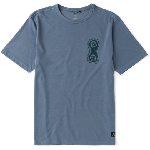 Productfoto van Roark Mathis Active T-shirt met korte mouwen voor heren - Neptune