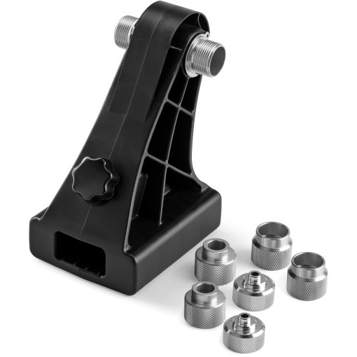 Zdjęcie: Elite Uchwyt widelca do stojaka serwisowego Race FC z adapterem do QR 5mm | oś przelotowa 12mm + 20mm