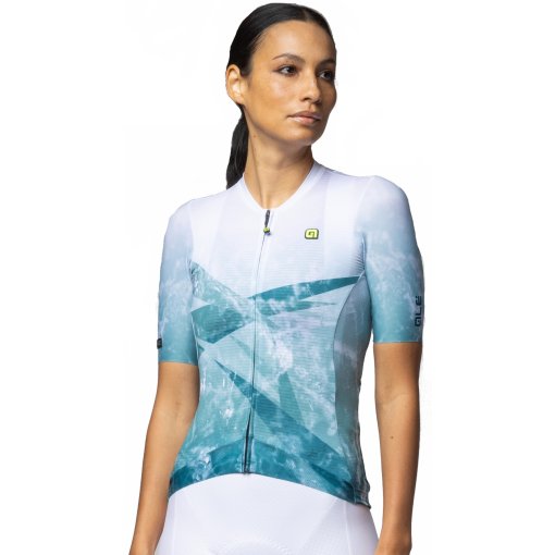 Foto de Alé Maillot de Manga Corta Mujer - PR-E Quartz - verde