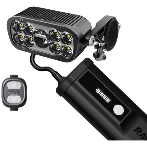 Foto de Ravemen Luz Bicicleta Delantera - XR6000 - Negro
