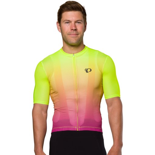 Foto de PEARL iZUMi Maillot de Manga Corta Hombre - PRO Mesh 11122101 - screaming yellow gradient - AAF