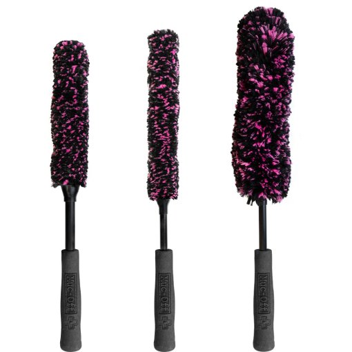 Zdjęcie: Muc-Off Zestaw 3 szczotek z mikrofibry