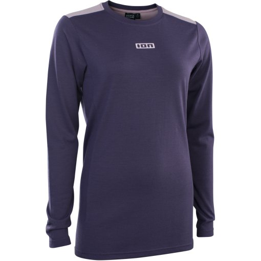 Photo produit de ION Bike Baselayer T-Shirt Manches Longues Femme - Merino - Dark Purple