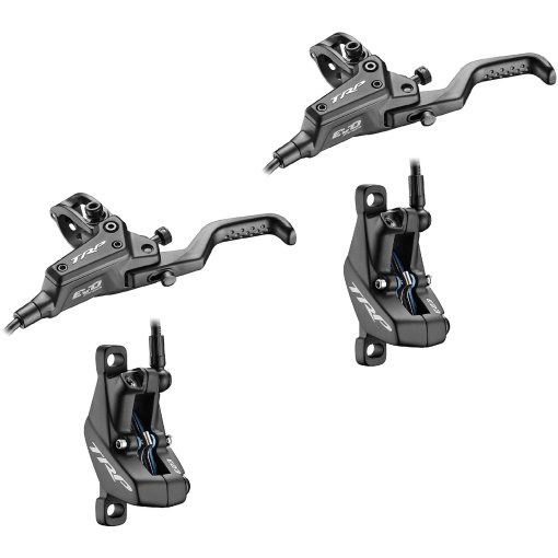 Produktbild von TRP EVO Pro Scheibenbremse | 4-Kolben - Set (Vorn + Hinten) | schwarz