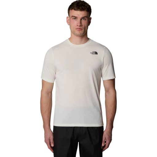Foto de The North Face Camiseta Hombre - Foundation Mountains Faces - White Dune