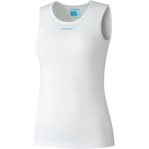 Photo produit de Shimano Maillot de Corps sans Manches en Maille Femme - Vertex - blanc VE13