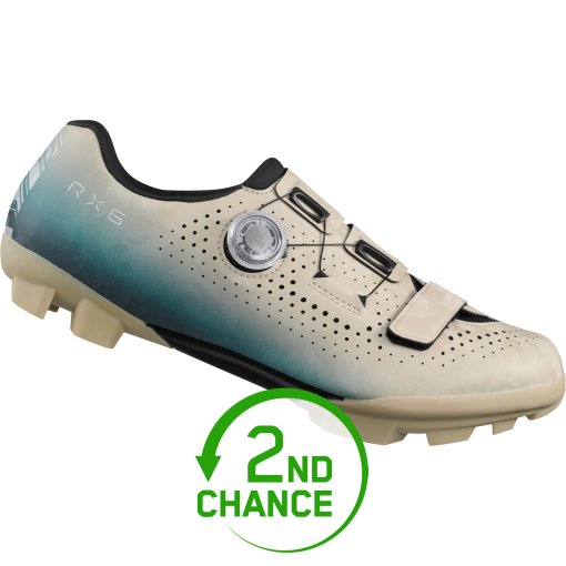 Produktbild von Shimano SH-RX600 Gravel Bike Schuhe Herren - Beige/Blau - B-Ware
