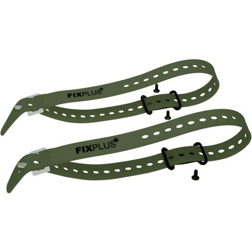 Produktbild von FixPlus Sachen Festmacher 2 Stk. inkl. 2x Strap Olive 66cm - schwarz/oliv