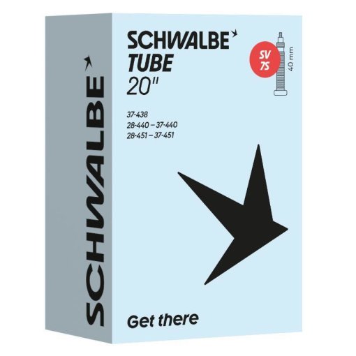 Productfoto van Schwalbe Binnenband - No. 7S | 20&quot; - 28/37-438/451 | SV 40mm