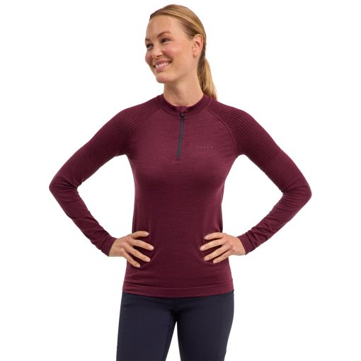 Foto de Falke Camiseta de Manga Larga Mujer - TK Thermallayer - barolo 8526
