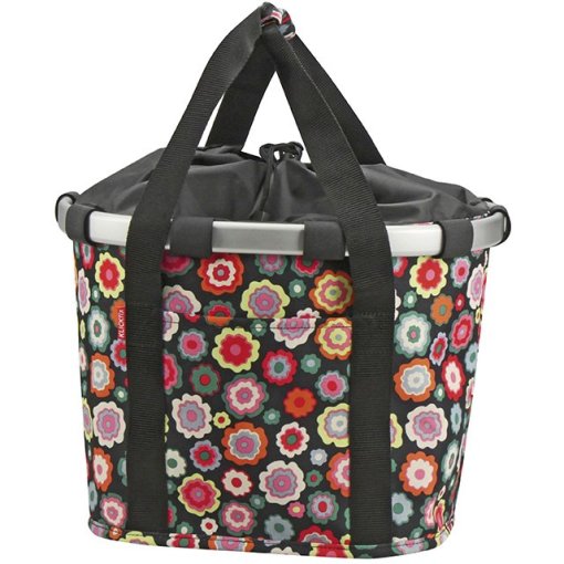 Produktbild von KLICKfix Reisenthel 0303 Fahrradkorb - 15L - happy flowers