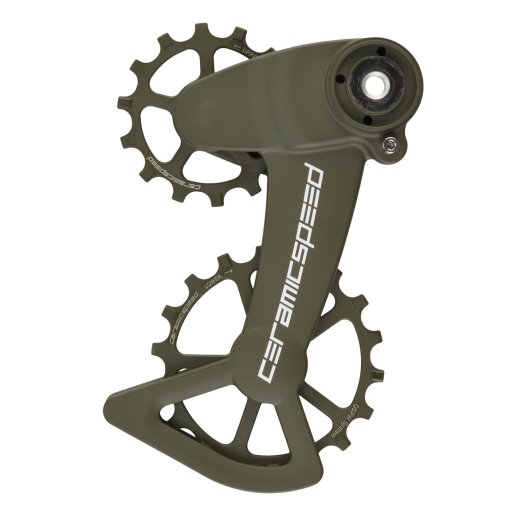 Immagine prodotto da CeramicSpeed Sistema di Pulegge Cambio - OSPW X - Cerakote Limited Edition | Cuscinetti Rivestiti | per SRAM Eagle (12s) - olive